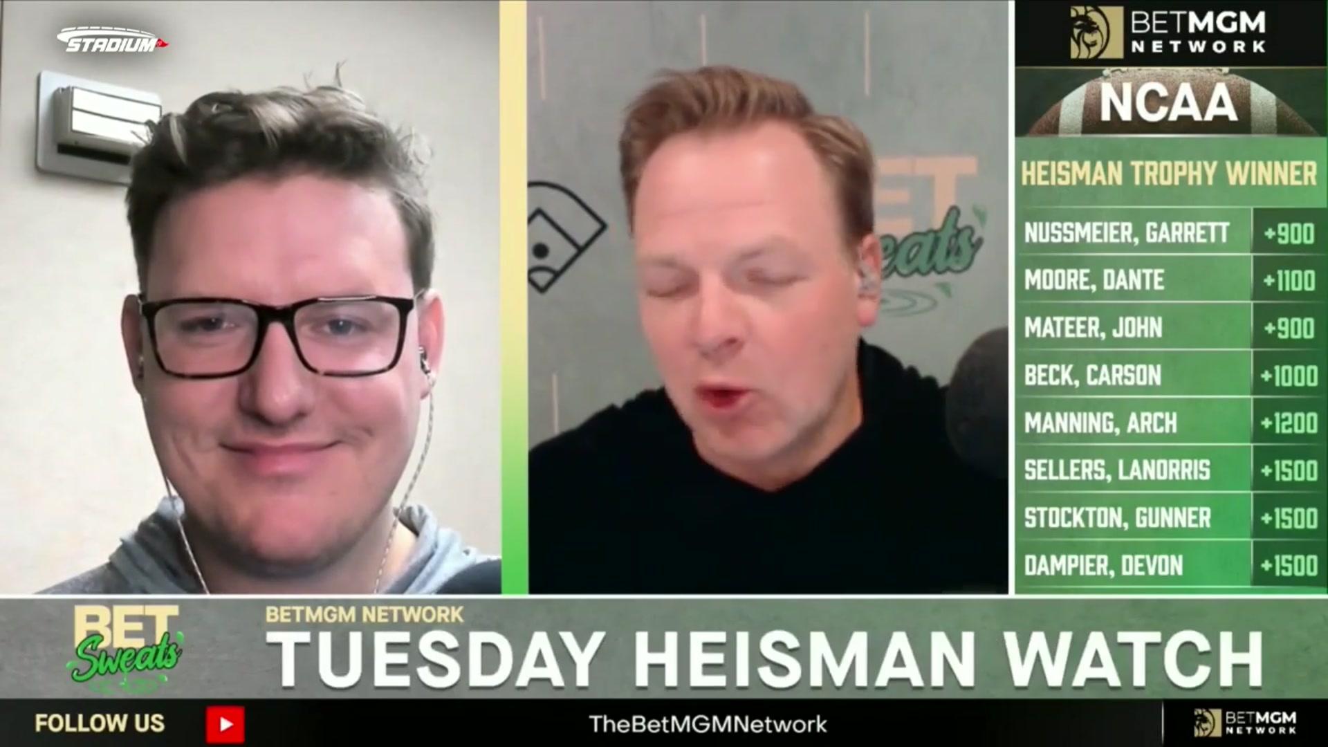 'Video thumbnail for Is John Mateer Now the Heisman Trophy Favorite?'