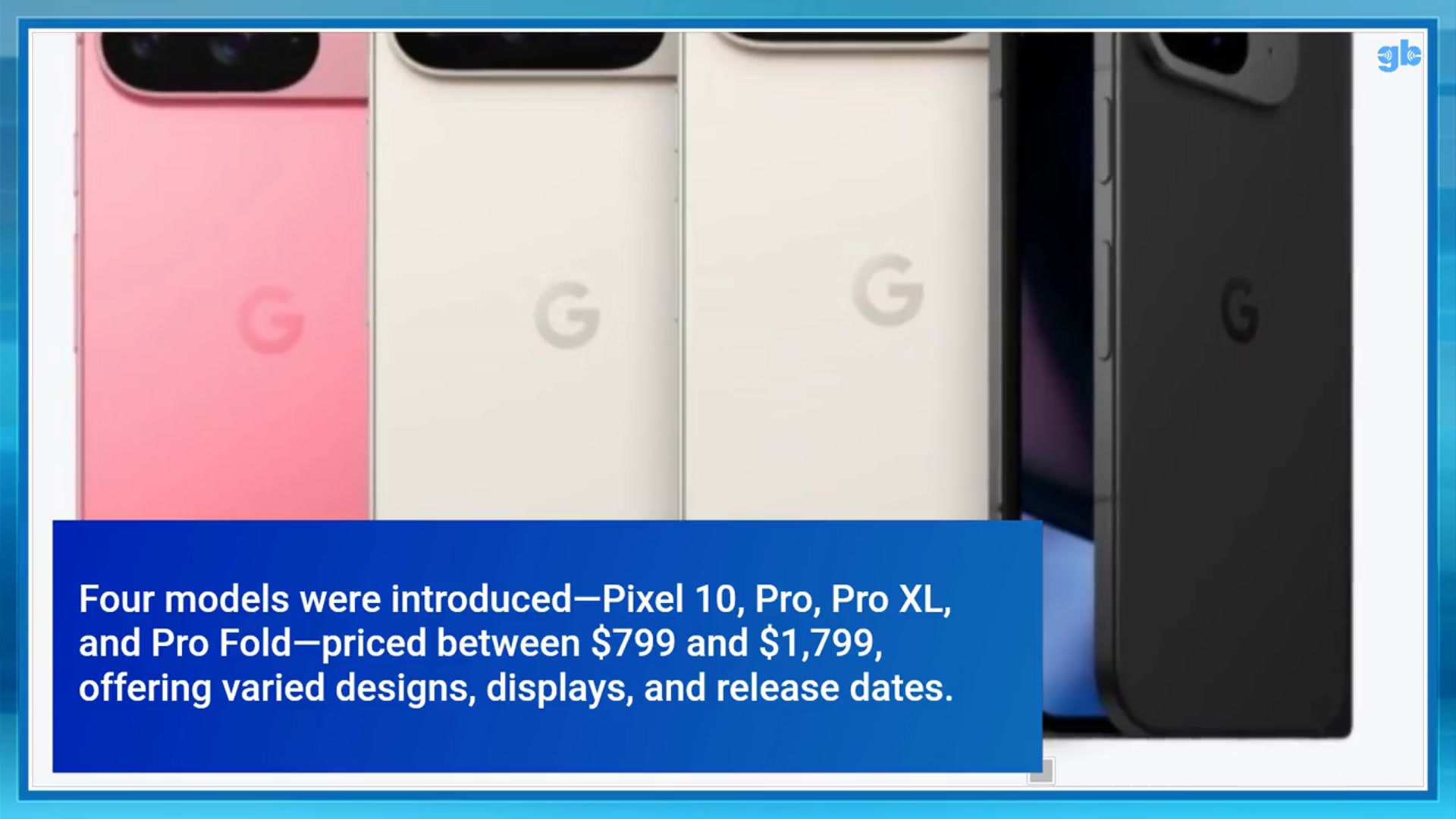 'Video thumbnail for Google Pixel 10 Series: Gemini AI, Cameras, and a Smarter Connected Life'