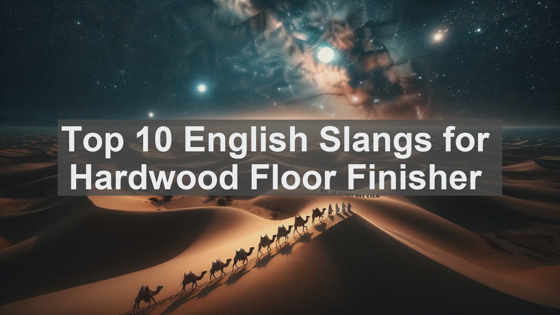 'Video thumbnail for Top 10 English Slangs for Hardwood Floor Finisher'