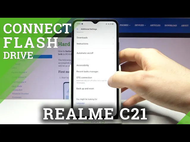 Video thumbnail for How to Activate OTG Connection in Realme C21 – Find OTG Connection Feature