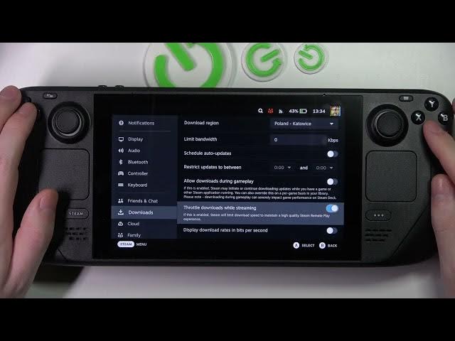 Video thumbnail for Steam Deck - How To Automatically Adjust Download Speed For Streaming