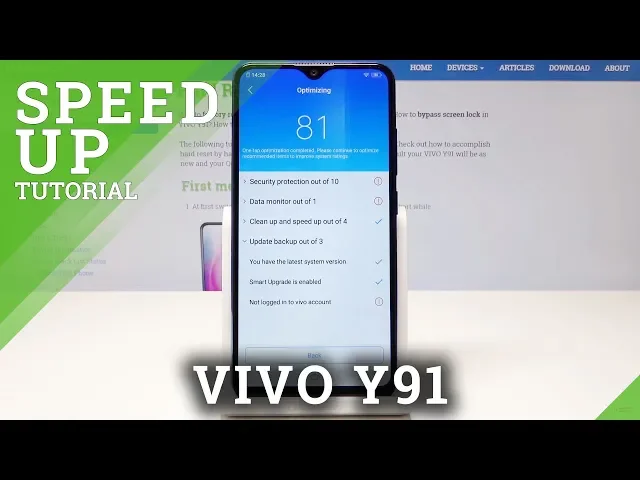 Video thumbnail for Speed Up VIVO Y91 - Optimization / Boost VIVO System