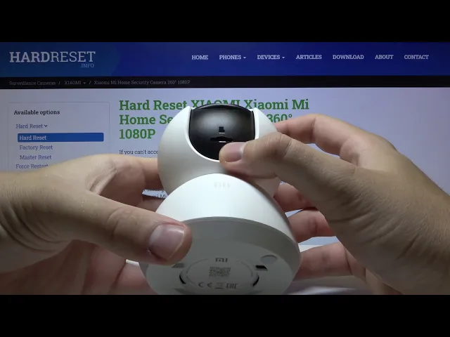 Video thumbnail for How to Input SD Card in XIAOMI MI Home Security Camera 360
