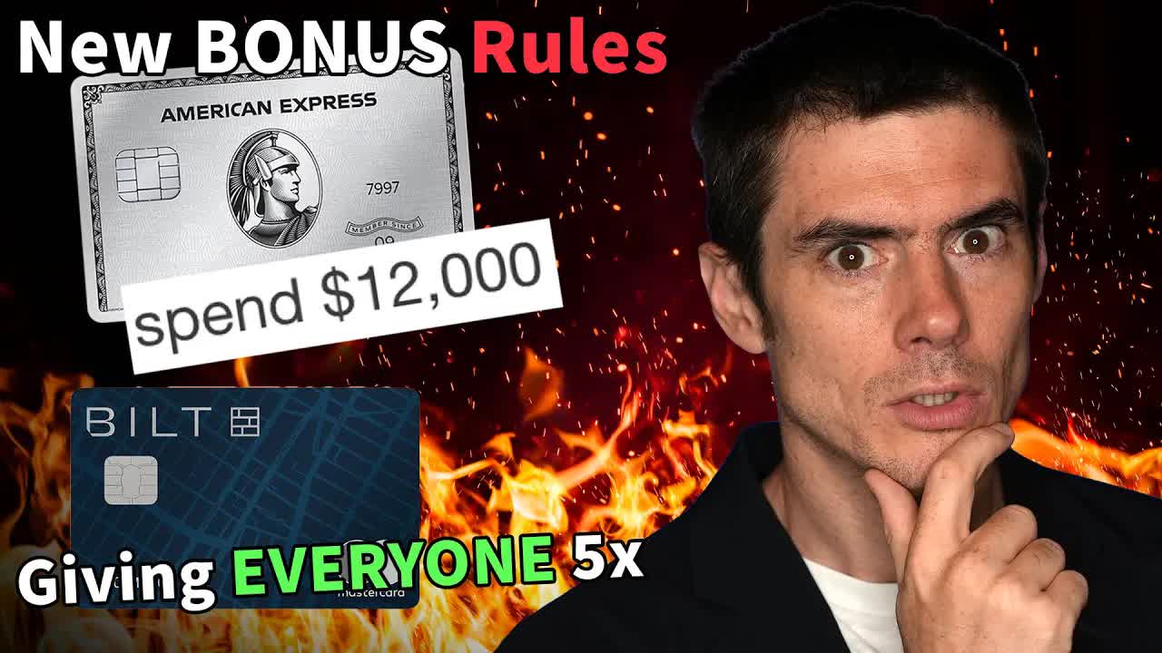 Video thumbnail for Ben Hedges: amex changes & bilt's 5x dining offer: what's new in credit card rewards?