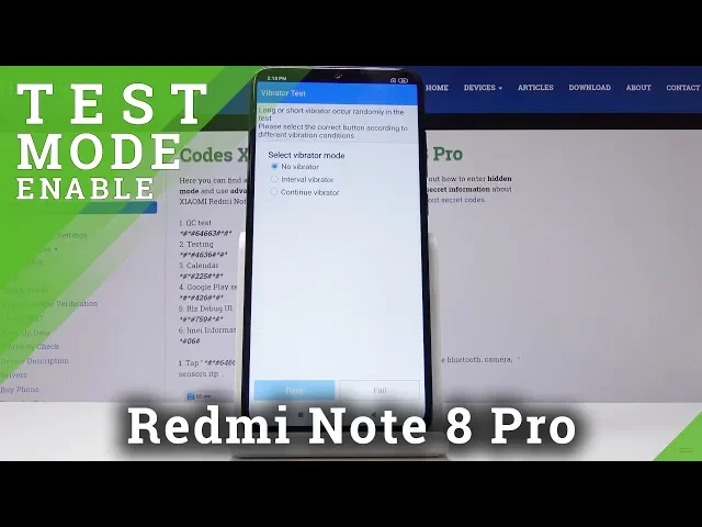 Video thumbnail for How to Enter Test Mode in XIAOMI Redmi Note 8 Pro - Hardware Test Mode