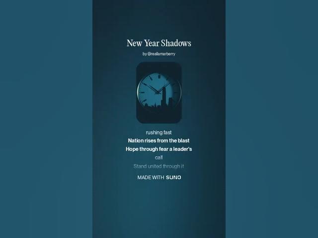 Video thumbnail for New Year Shadows (Short Version) #newyear2025 #sunoai