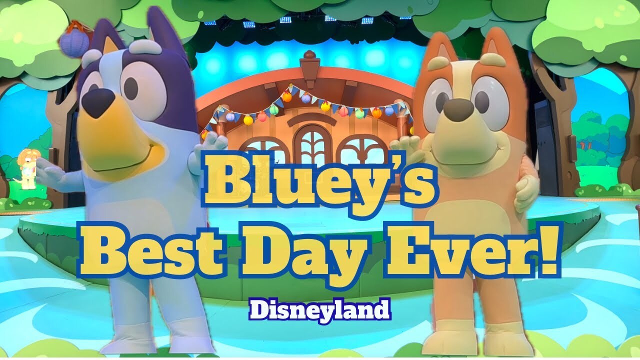 Video thumbnail for Bluey's Best Day Ever Show from Disneyland