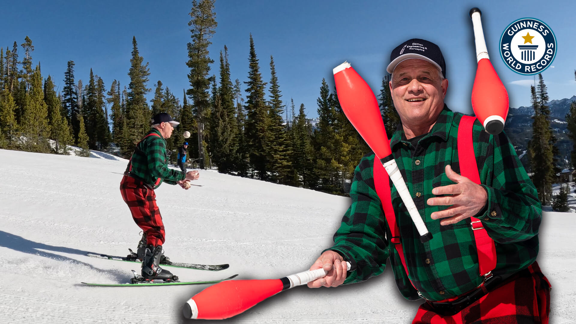 'Video thumbnail for Thomas Petrie Shatters His Own Ski Juggling Record'