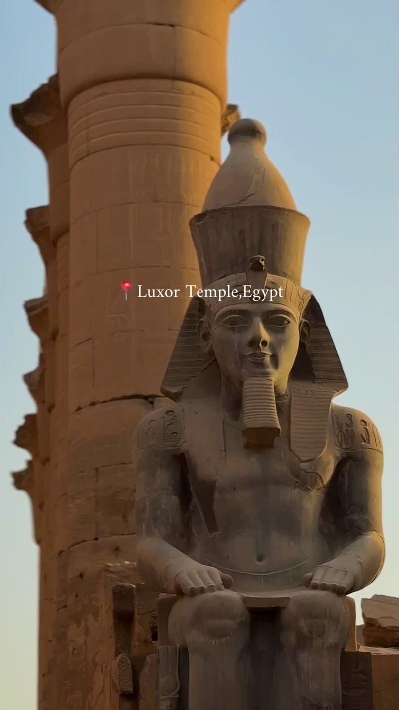 Video thumbnail for Golden Hour Stroll through Majestic Luxor Temple