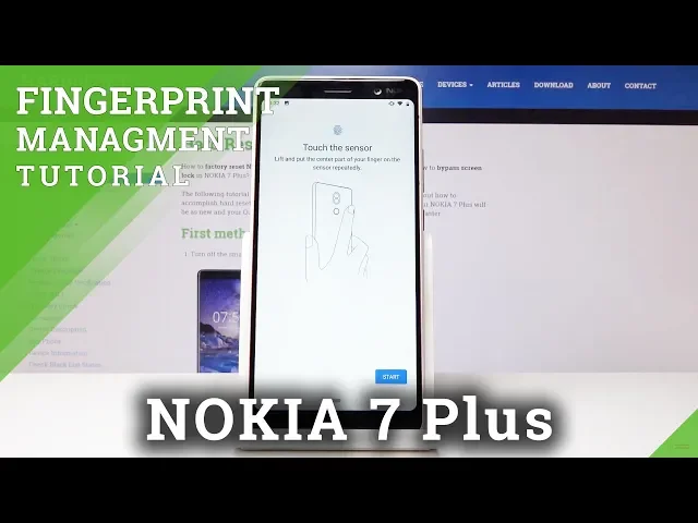 Video thumbnail for How to Add Fingerprint in NOKIA 7 Plus - Set Up Screen Lock