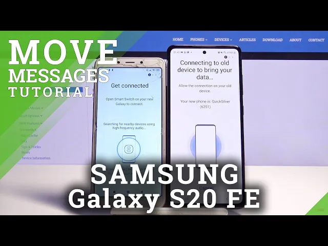 Video thumbnail for How to Transfer SMS from one Android Phone to SAMSUNG Galaxy S20 FE 5G - Move Messages