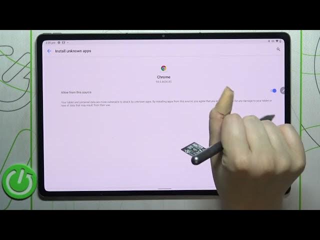 Video thumbnail for How to Allow Unknown Sources on LENOVO Tab P12 Pro // Install Unknown Apps