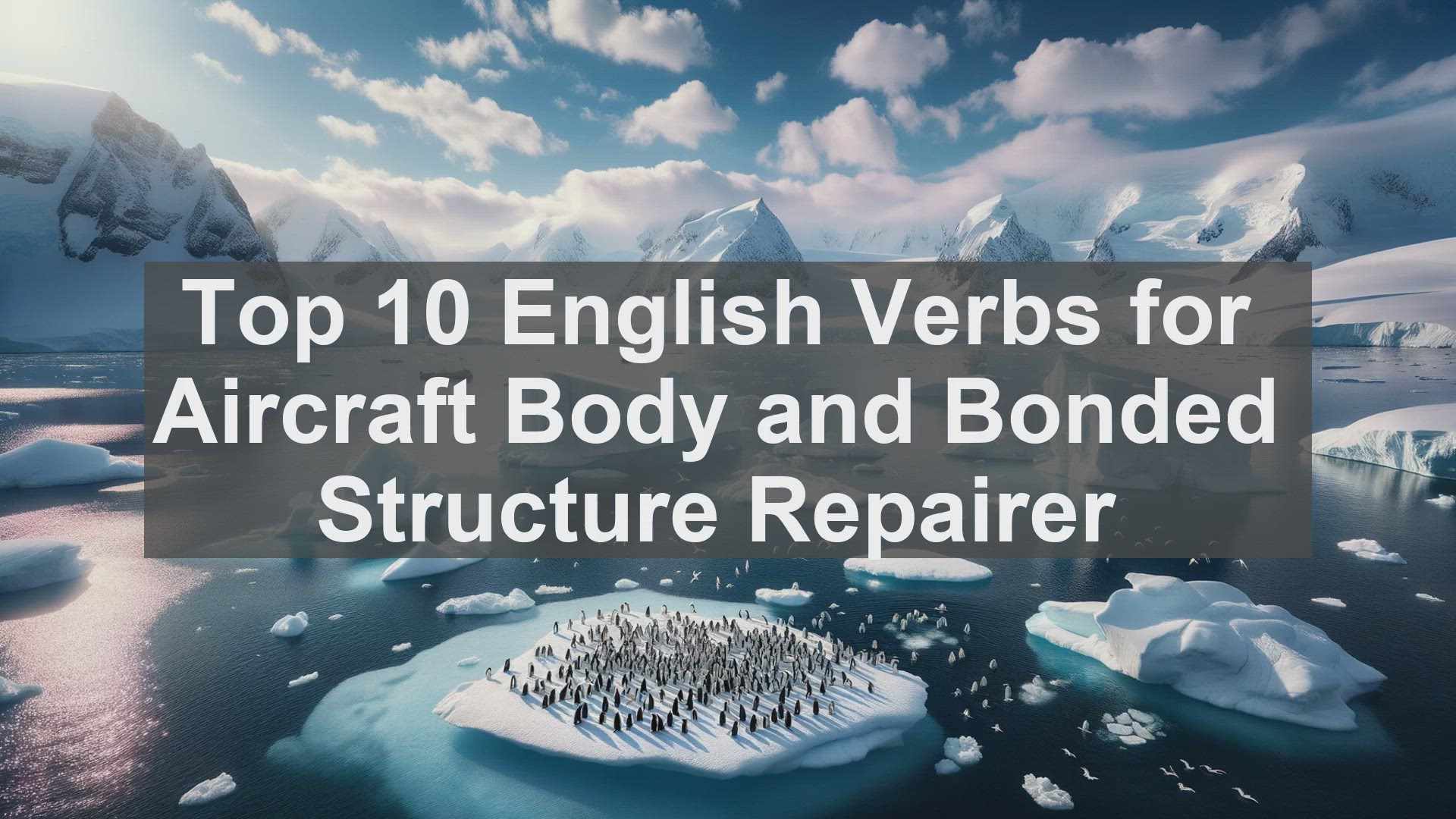 'Video thumbnail for Top 10 English Verbs for Aircraft Body and Bonded Structure Repairer'