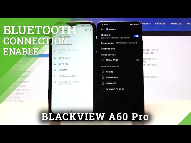 Video thumbnail for How to Connect Bluetooth Device with BLACKVIEW A60 Pro – Enter Bluetooth Settings