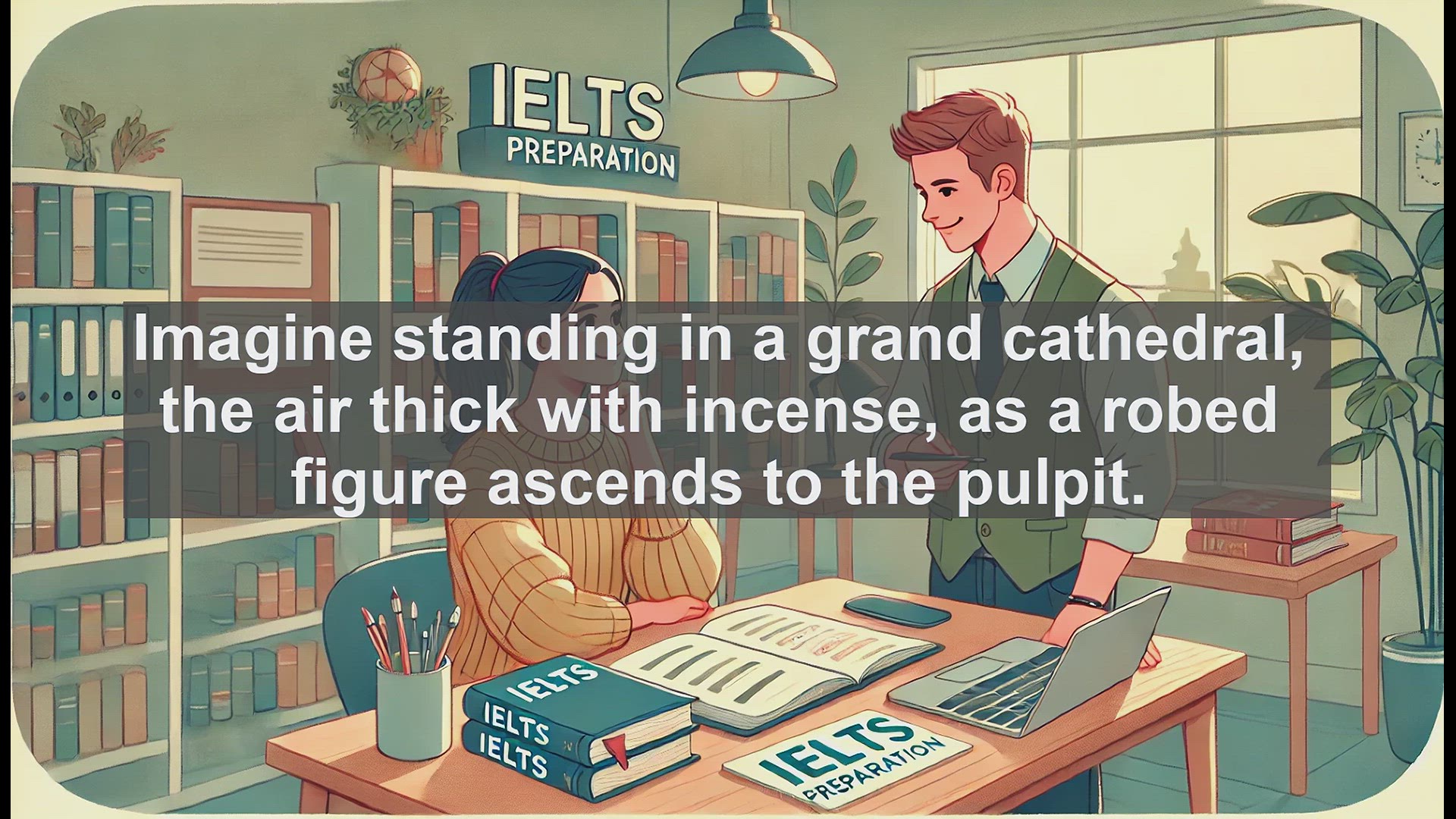 'Video thumbnail for 2000 Must Know IELTS 9.0 Vocabulary - Homily: Boost Your IELTS Score with This Powerful Word'