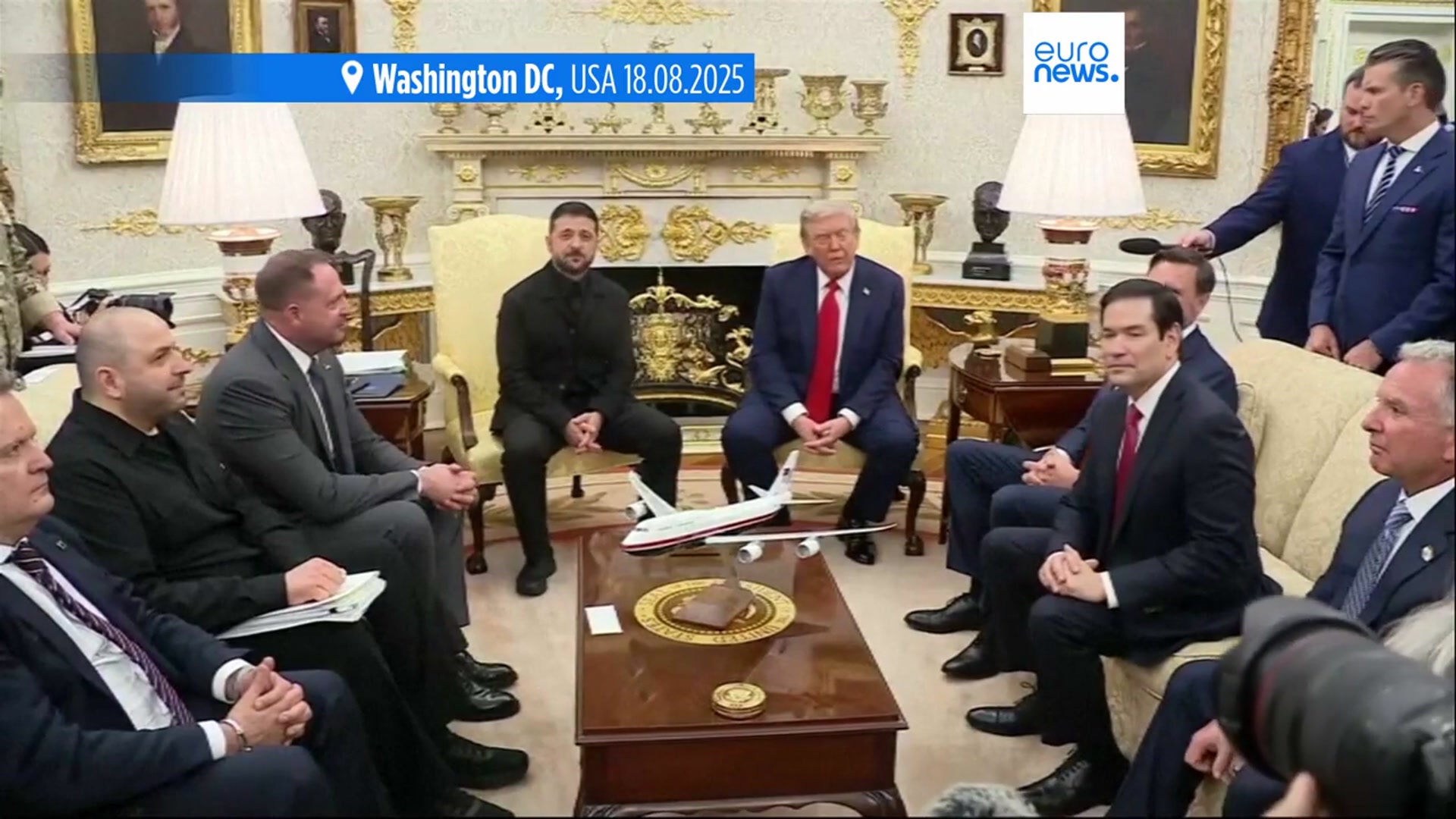 'Video thumbnail for Zelenskyy seeks talks with Trump and European leaders to discuss slow progress of peace efforts'