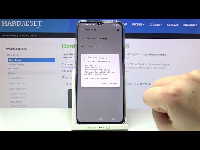 Video thumbnail for How to Reset App Preferences on VIVO Y52 5G – Restore Default Preferences