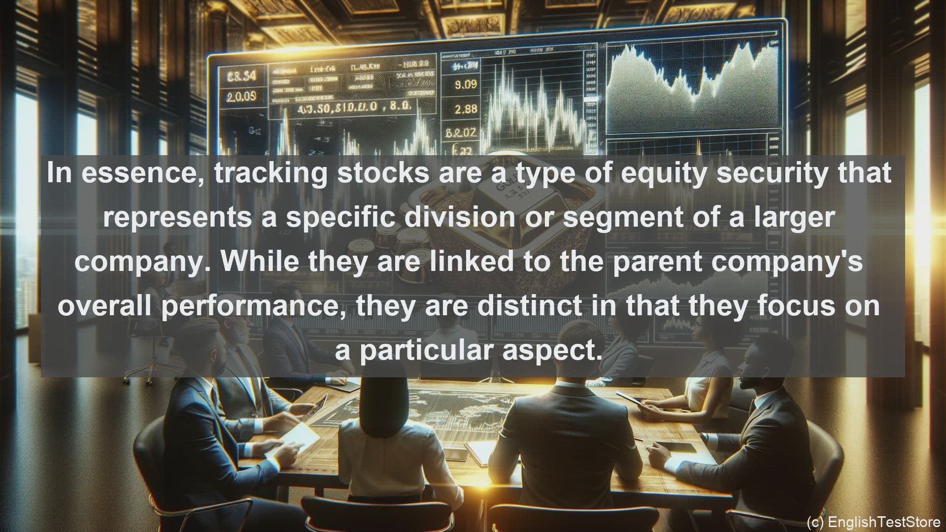 'Video thumbnail for Tracking stocks in economics and finance'