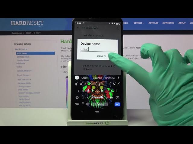 Video thumbnail for How to Change Device Name on CUBOT X19 S – Rename Device