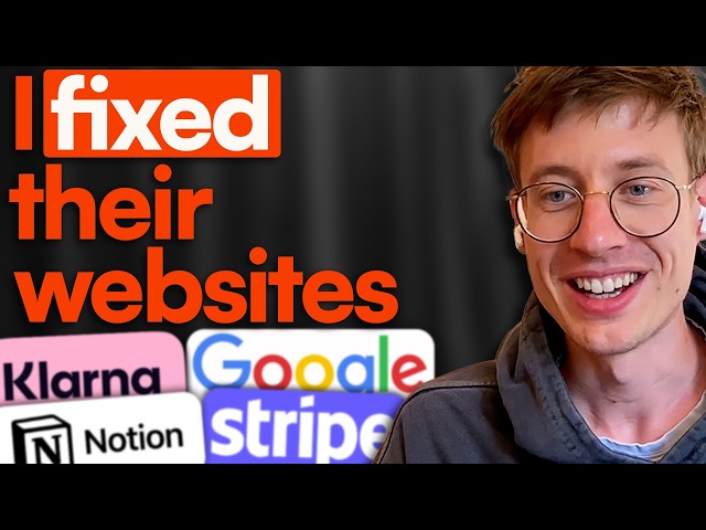 Video thumbnail for Redesigning websites for the worlds biggest companies | Creator Spotlight EP15