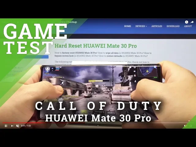Video thumbnail for Call of Duty on HUAWEI Mate 30 Pro - High Graphics Checkup