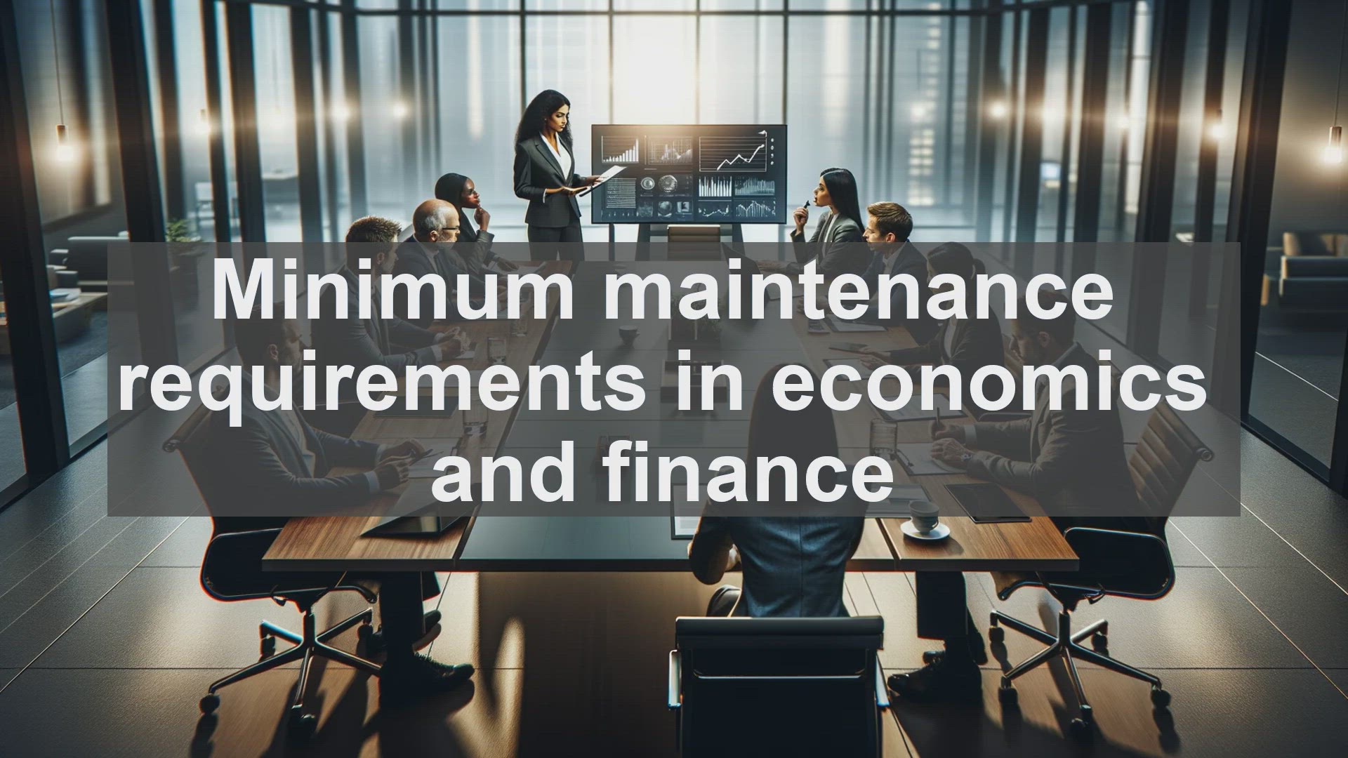 'Video thumbnail for Minimum maintenance requirements in economics and finance'