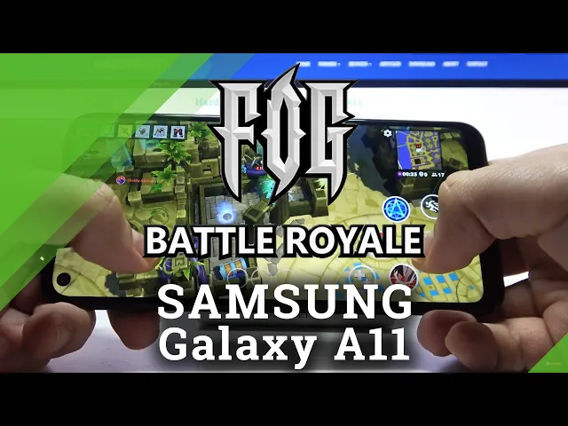 Video thumbnail for Samsung Galaxy A11 - FOG Battle Royale Gameplay & Settings!ttle royale