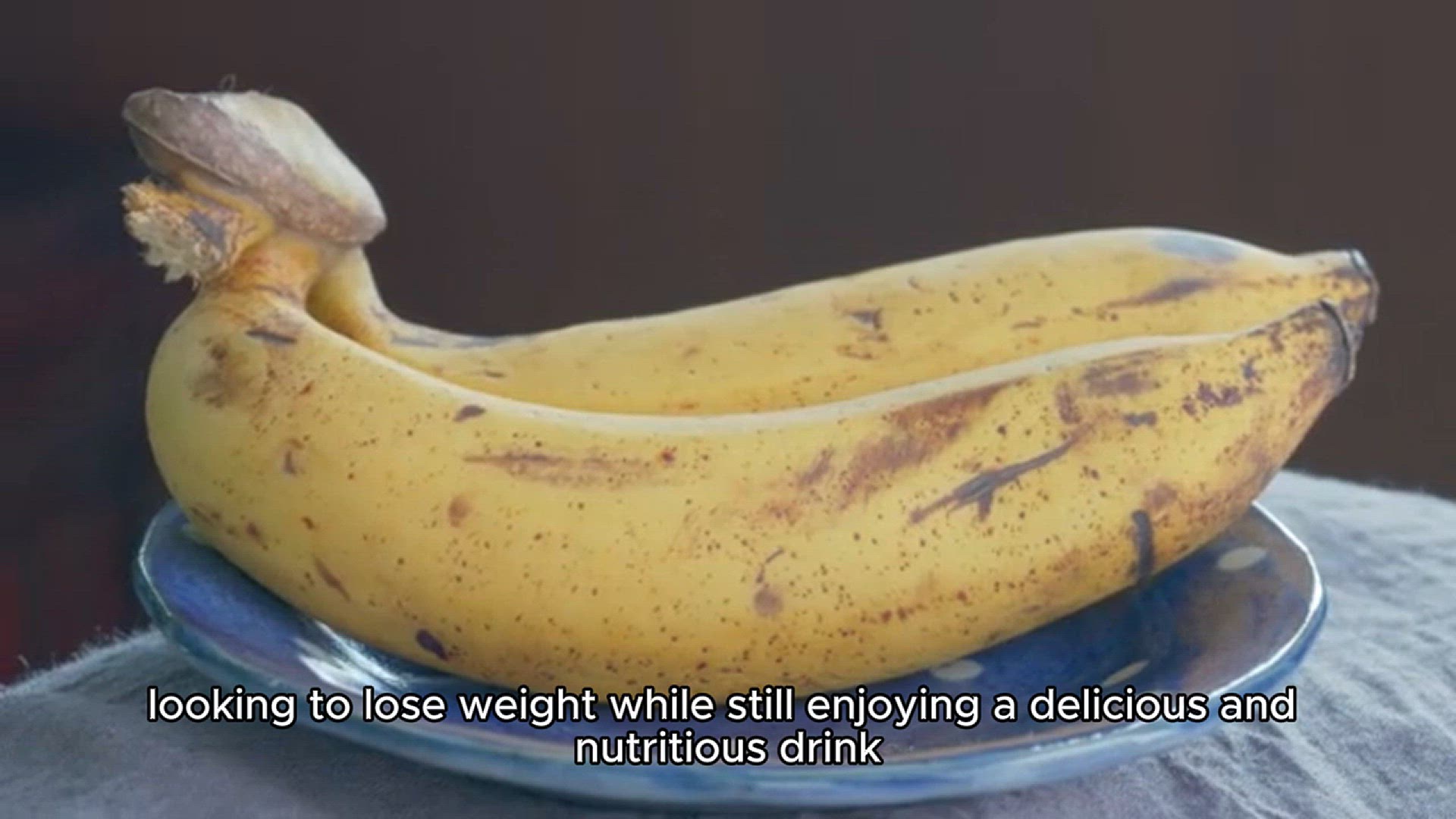 Video thumbnail for Banana smoothie