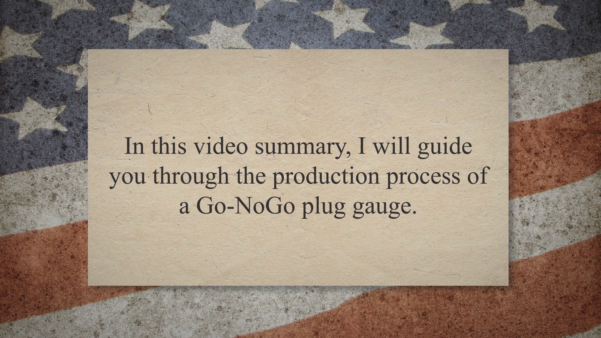Video thumbnail for Thread Gauge Manufacturing: A Comprehensive Guide to Go-NoGo Plug Gauges | 2023