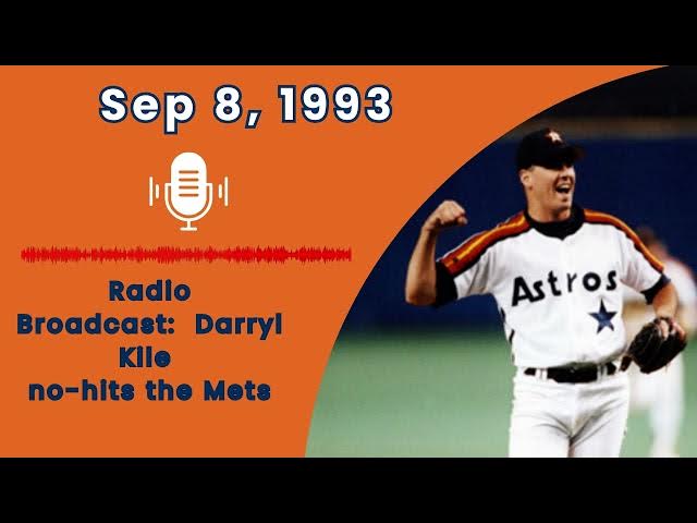 Video thumbnail for Sep 8, 1993 Darryl Kile no-hits the Mets