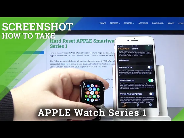 Video thumbnail for How to Take Screenshot in APPLE Watch Series 1 – Capture Screen