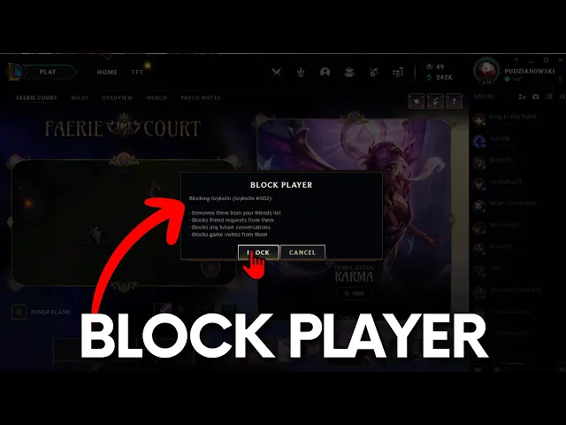 Video thumbnail for How to Block Player in League of Legends - Add Player to Block List