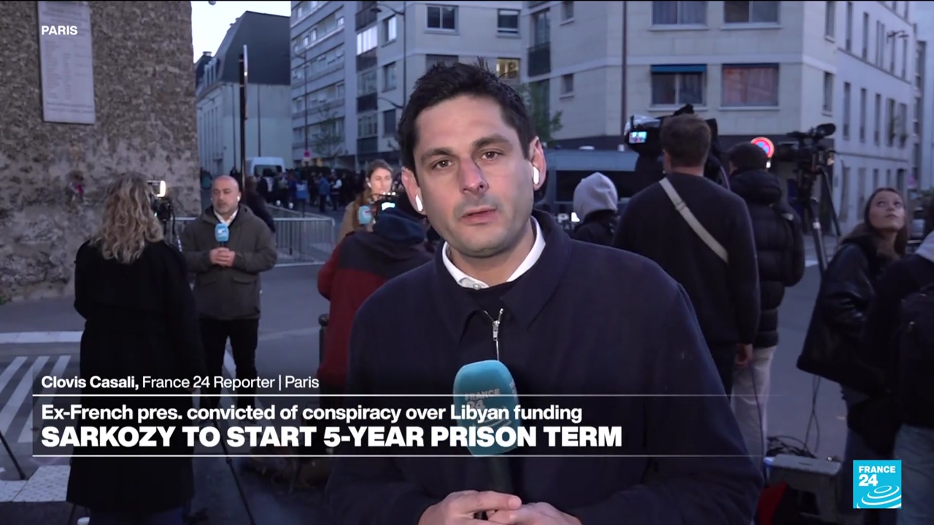 'Video thumbnail for Sarkozy faces 'tough time', solitary confinement in Paris prison'