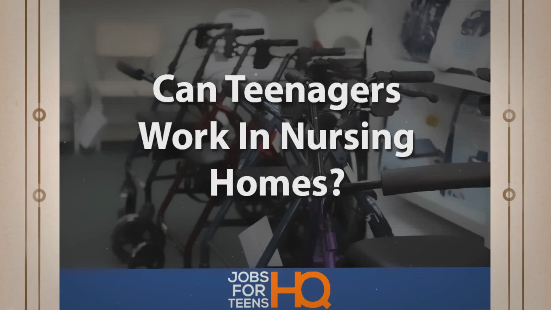 Video thumbnail for Can Teens Work in Nursing Homes?