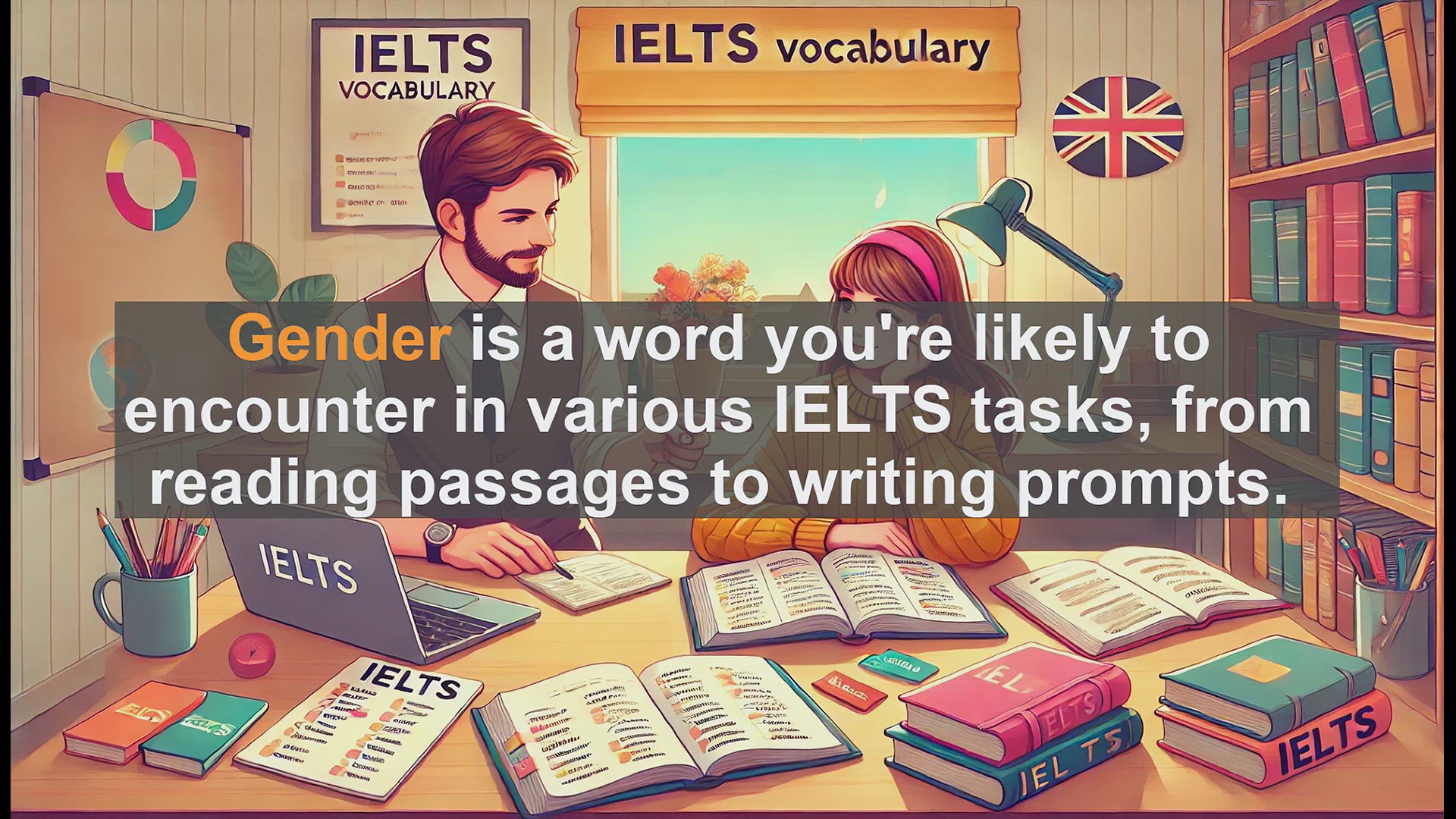 'Video thumbnail for 2500 Must Know IELTS 6.5 Vocabulary - IELTS Vocabulary: Understanding and Using the Word 'Gender''