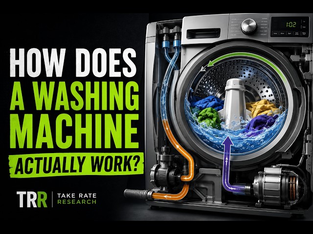 Video thumbnail for How does a washing machine actually work?