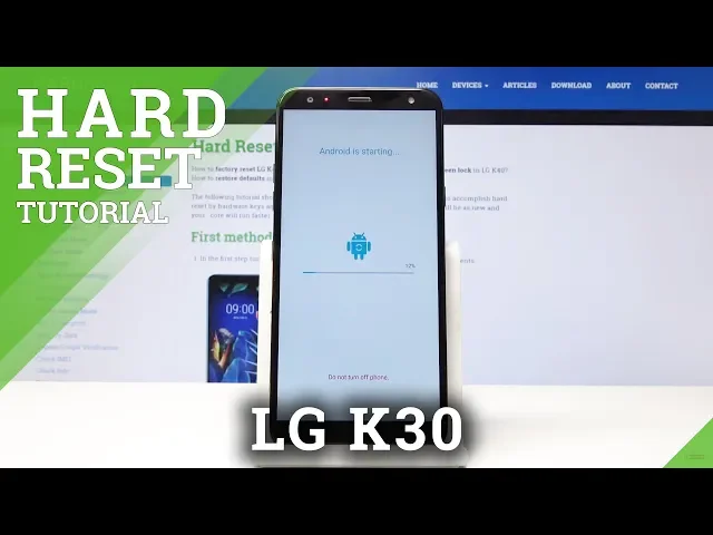 Video thumbnail for HARD RESET LG K40 - Wipe Data / Bypass Lock Screen