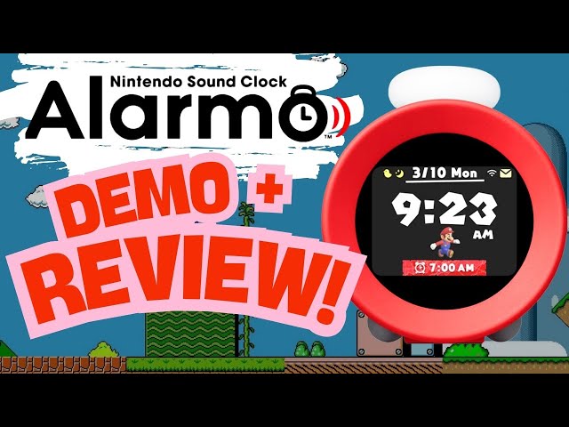 Video thumbnail for Fun Time with the Nintendo ALARMO Smart Sound Alarm Clock