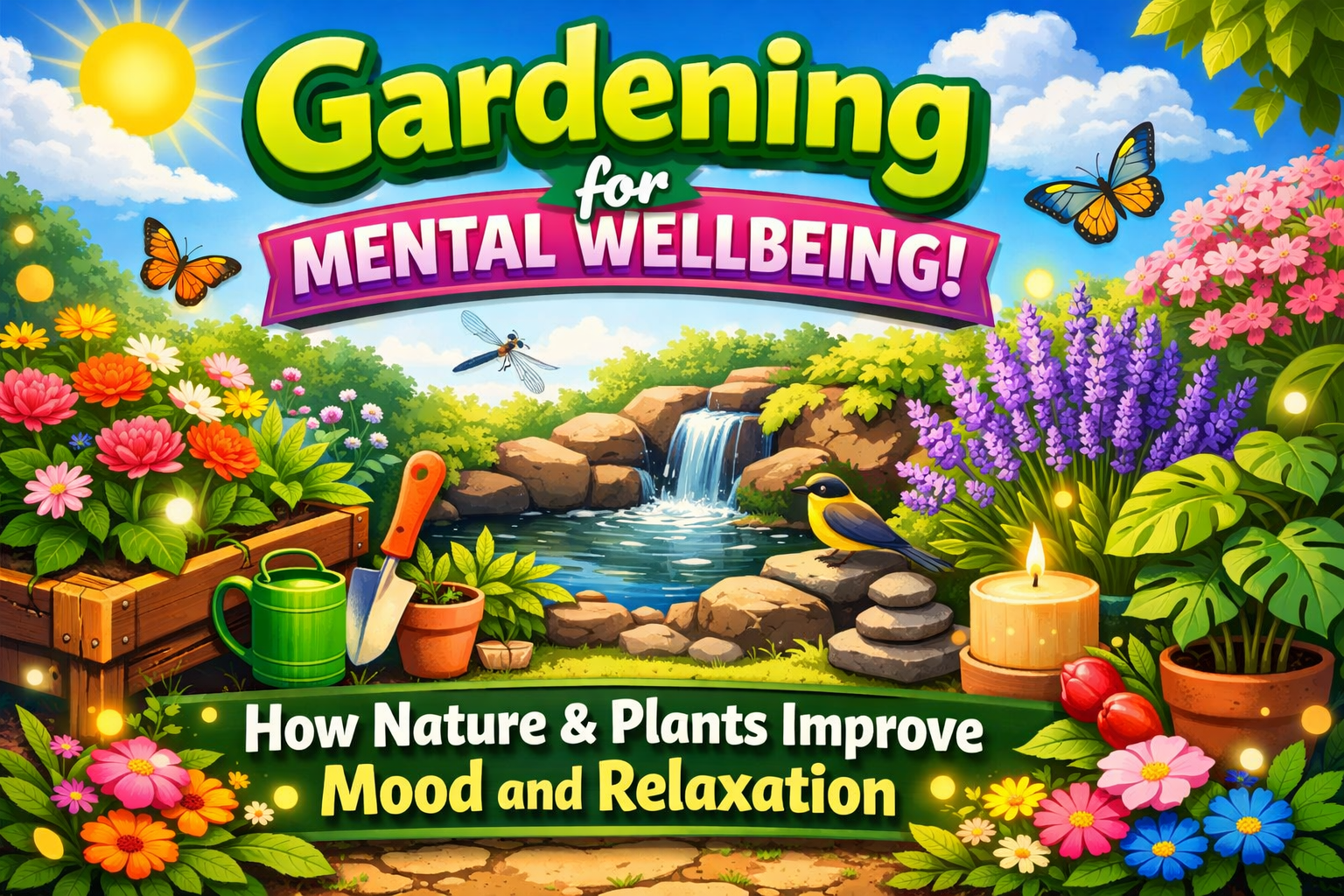 Video thumbnail for Gardening for Mental Wellbeing | How Nature & Plants Improve Mood and Relaxation