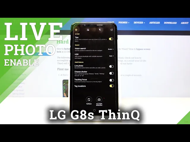 Video thumbnail for How to Switch On/Off Live Photos in LG G8s ThinQ - Take Live Photos