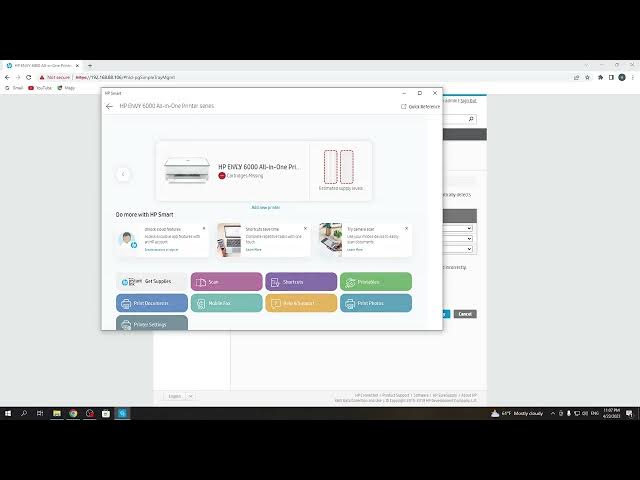 Video thumbnail for How to check Wi Fi Direct name and password on HP envy 6000 series printer / Wi-Fi Direct SetUp
