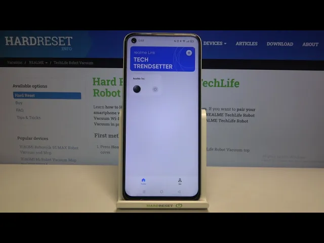 Video thumbnail for How to Clear Cleaning History in REALME TechLife Robot Vacuum - Delete History in realme LINK App