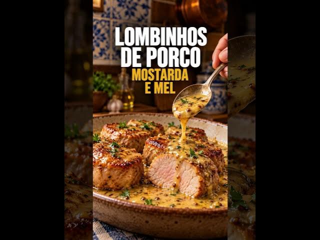 Video thumbnail for Lombinhos de Porco com Mostarda e Mel #ReceitasDoGordo #CozinhaPortuguesa #ReceitasCaseiras