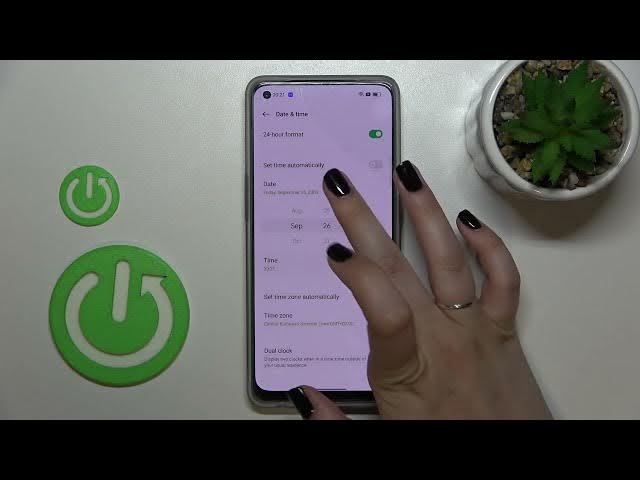 Video thumbnail for OPPO Reno 7 Lite - How To Change Date & Time