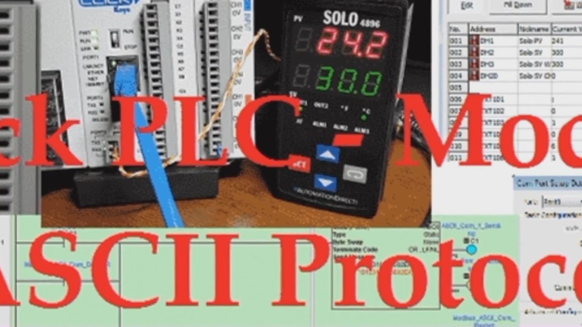 'Video thumbnail for Mastering Click PLC Modbus ASCII Protocol with Solo Temperature Controller'
