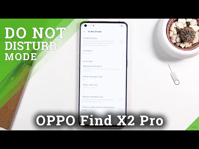 Video thumbnail for How to Enable DND Mode in OPPO Find X2 – Do Not Disturb Mode