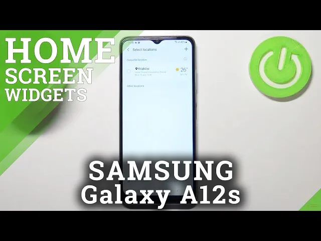 Video thumbnail for Add New Home Screen Widgets on SAMSUNG Galaxy A12S – Screen Personalization