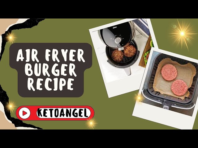 'Video thumbnail for Low carb keto air fryer burger recipe-Video'