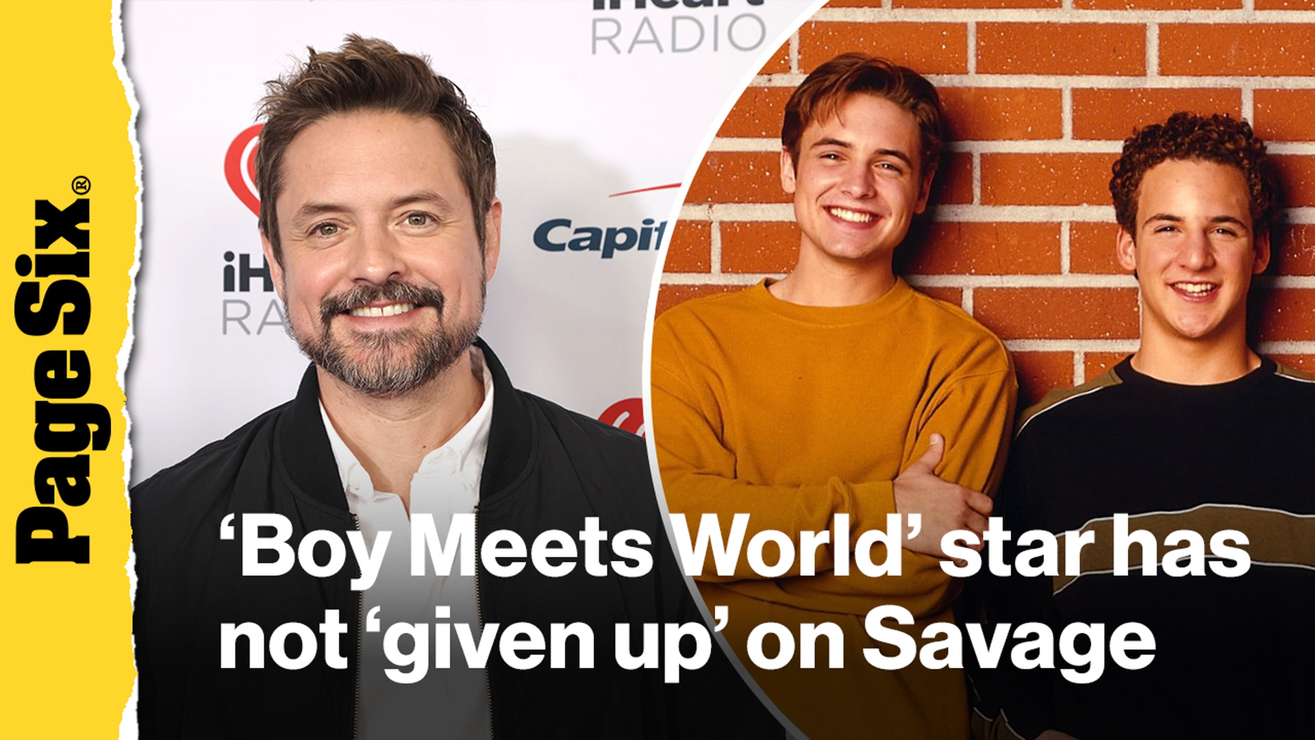 Video thumbnail for 'Boy Meets World' star Will Friedle shares heartbreaking update on friendship with co-star Ben Savage