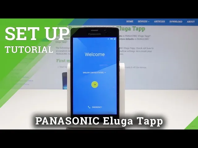 Video thumbnail for How to Activate PANASONIC Eluga Tapp - Set Up Process
